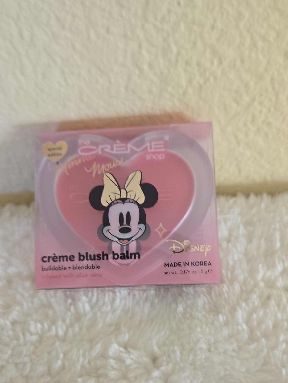 Disney Minnie Heart-Shaped Crème Blush Balm - Pink